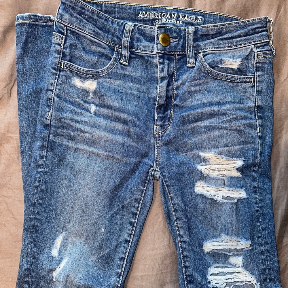 AE jean super stretch high rise jegging